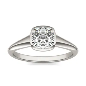 Cushion Signature Bezel Solitaire image, 