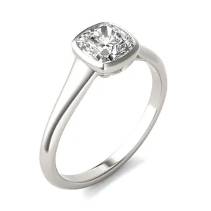 Cushion Signature Bezel Solitaire image, 