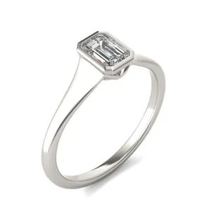 Emerald Signature Bezel Solitaire image, 