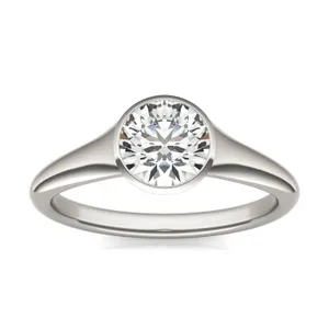 Round Brilliant Signature Bezel Solitaire image, 