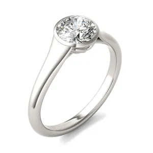 Round Brilliant Signature Bezel Solitaire image, 