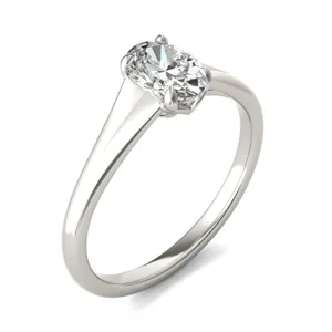 Oval Wide Shank Signature Solitaire image, Oval Wide Shank Signature Solitaire