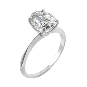 Oval Timeless Solitaire Engagement Ring image, 