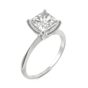 Princess Timeless Solitaire Engagement Ring image, 