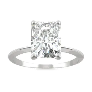 Radiant Timeless Solitaire Engagement Ring image, 