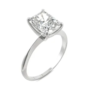 Radiant Timeless Solitaire Engagement Ring image, 