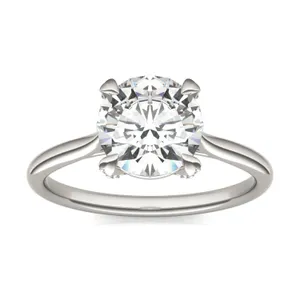 Round Hearts & Arrows Luxe Trellis Engagement Ring image, 