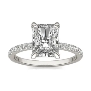 Radiant Martini Accented Engagement Ring image, Radiant Martini Accented Engagement Ring