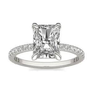 Radiant Martini Accented Engagement Ring image, 