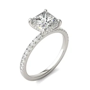 Princess Classic Accented Hidden Halo image, 