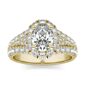 Oval Signature Pavé Accented Halo image, Oval Signature Pavé Accented Halo