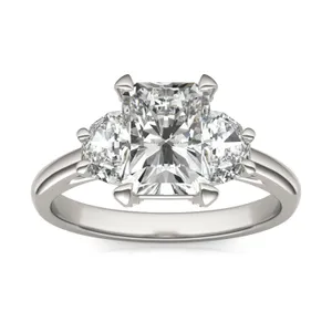 Radiant Luxe Half Moon Three-Stone image, 