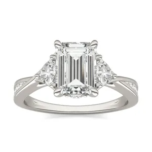 Emerald Expressions Three-Stone Engagement Ring image, 