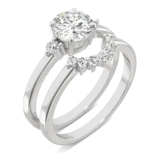 Round Hearts & Arrows Queen Bridal Set image, 