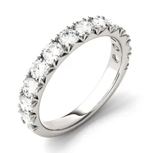 French Pavé Wedding Ring (1 1/5 ct. tw. DEW) image, 