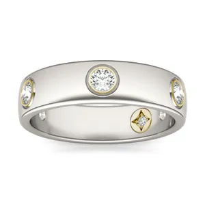Signature Bezel Wedding Ring (3/8 ct. tw.) image, 
