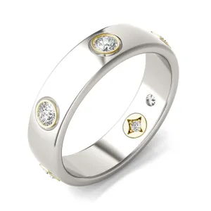 Signature Bezel Wedding Ring (3/8 ct. tw.) image, 