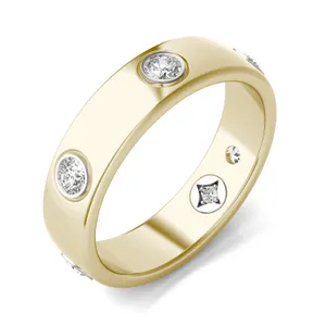 Signature Bezel Wedding Ring (3/8 ct. tw.) image, Signature Bezel Wedding Ring (3/8 ct. tw.)