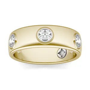 Signature Bezel Wedding Ring (7/8 ct. tw.) image, 