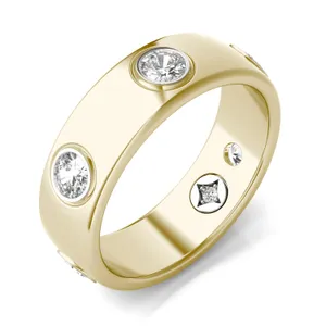Signature Bezel Wedding Ring (7/8 ct. tw.) image, 