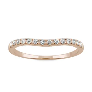 Subtle Curved Wedding Ring image, 