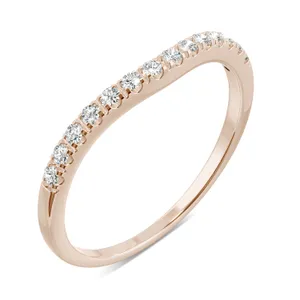 Subtle Curved Wedding Ring image, 