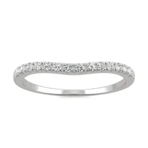 Subtle Curved Wedding Ring image, 