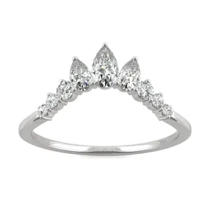 Lotus Curved Wedding Ring image, 