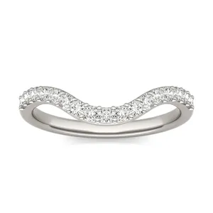 Emerald and Radiant Signature Accented Halo Bold Matching Band image, 