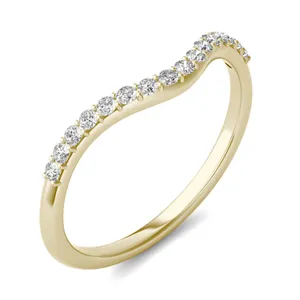 Oval Signature Accented Halo Classic Matching Band image, Oval Signature Accented Halo Classic Matching Band