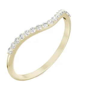 Pear Signature Accented Halo Classic Matching Band image, Pear Signature Accented Halo Classic Matching Band
