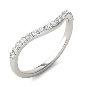 Elongated Cushion Signature Petite Side-Stone Classic Matching Band image, 