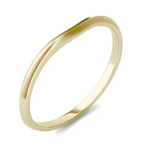 Oval Signature Solitaire Petite Matching Band image, Oval Signature Solitaire Petite Matching Band