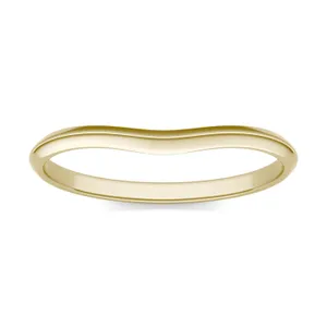 Oval Signature Solitaire Classic Matching Band (14k Gold) image, Oval Signature Solitaire Classic Matching Band (14k Gold)