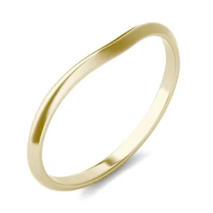 Oval Signature Solitaire Classic Matching Band (14k Gold) image, Oval Signature Solitaire Classic Matching Band (14k Gold)
