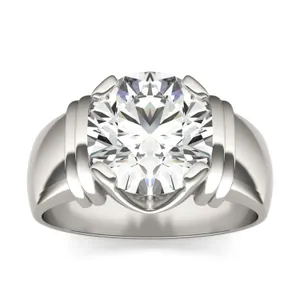 Round Brilliant Zion Solitaire Ring image, 