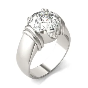 Round Brilliant Zion Solitaire Ring image, 