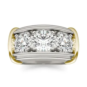 Maximus Three-Stone Ring image, 