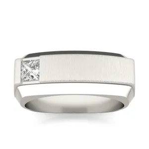 Asymmetrical Princess Signature Ring image, 