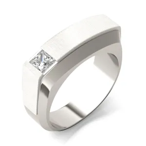 Asymmetrical Princess Signature Ring image, 