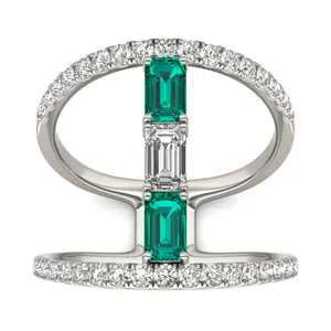 Emerald Journey Statement Ring image, 