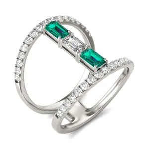 Emerald Journey Statement Ring image, 