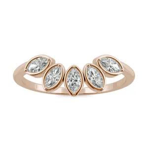 Tulip Curved Wedding Ring image, 