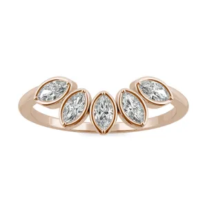 Tulip Curved Wedding Ring image, 