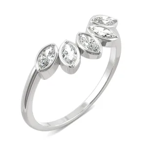 Tulip Curved Wedding Ring image, 