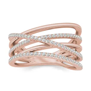 Triple Row Orbit Ring image, 