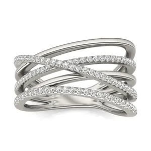 Triple Row Orbit Ring image, 