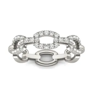 Pavé Chain Link Ring image, 