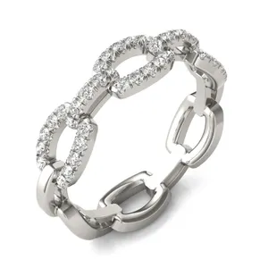 Pavé Chain Link Ring image, 