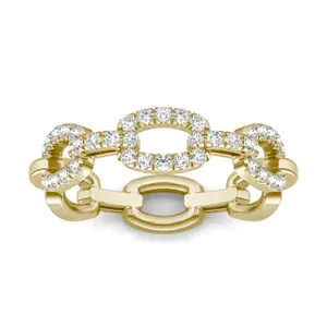 Pavé Chain Link Ring image, 